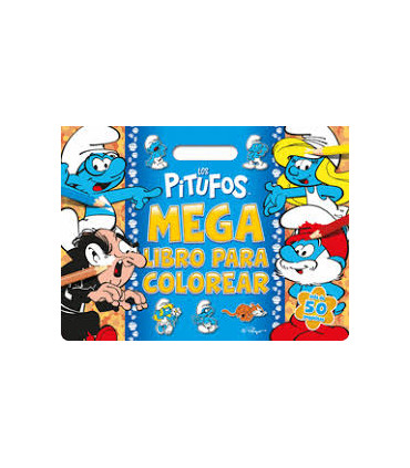 LOS PITUFOS. MEGALIBRO COLOREAR