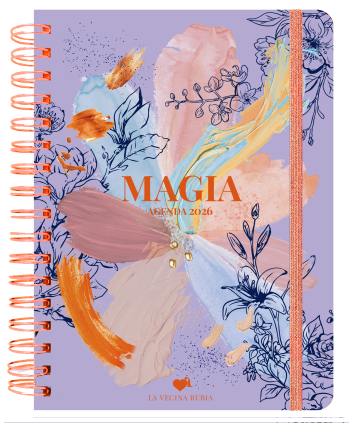 Agenda anual semanal 2026 La Vecina Rubia