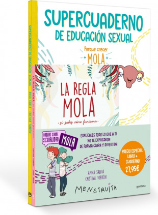 Pack Aprende con Menstruita (La regla mola + Supercuaderno de educación sexual)
