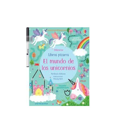 EL MUNDO DE LOS UNICORNIOS LIBRO PIZARRA
