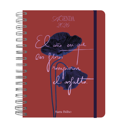 AGENDA ANUAL DIARIA 2026 SARA BUHO