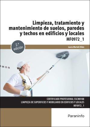 Limpieza, tratamiento y mantenimiento de suelos, paredes y techos en edificios y locales
