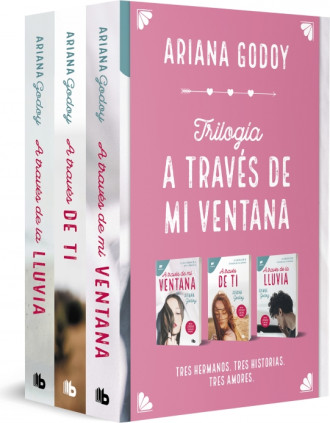Trilogía A través de mi ventana (edición pack con: A través de mi ventana | A través de ti | A través de la lluvia)