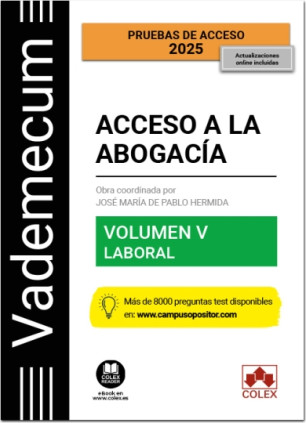 Vademecum Acceso a la abogacía. Volumen V. Parte específica laboral