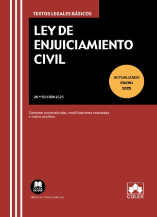LEY DE ENJUICIAMIENTO CIVIL 01/25 - 26ED