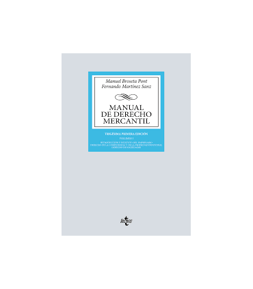 MANUAL DE DERECHO MERCANTIL 31ªED 2025