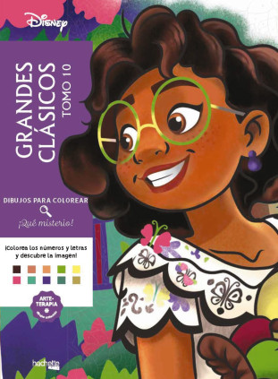 Dibujos para colorear, ¡qué misterio! Grandes clásicos, tomo 10