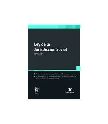 LEY DE LA JURISDICCION SOCIAL 16ED