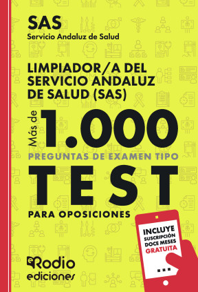 Limpiador a del Servicio Andaluz de Salud (SAS). Más de 1.000 preguntas de examen tipo test para oposiciones