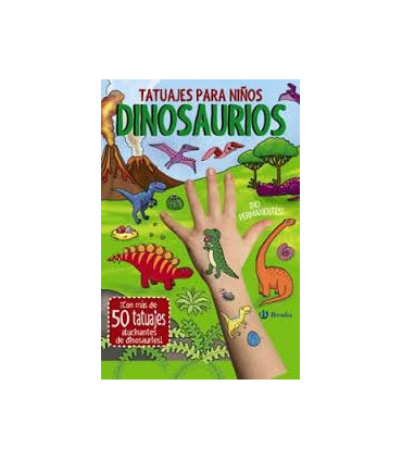 Tatuajes para niños. Dinosaurios