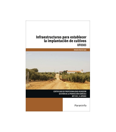 Infraestructuras para establecer la implantación de cultivos