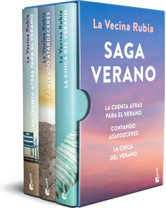 Estuche La Vecina Rubia. Saga Verano