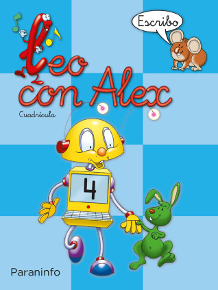Leo con Alex. Escritura 4. Cuadrícula (Educación Infantil)