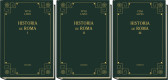Colección Historiadores de Grecia y Roma. Contiene 3 libros