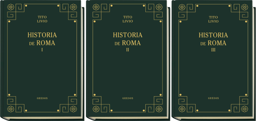 Colección Historiadores de Grecia y Roma. Contiene 3 libros