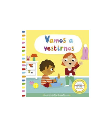 VAMOS A VESTIRNOS. LIBRO CON PESTAÑAS
