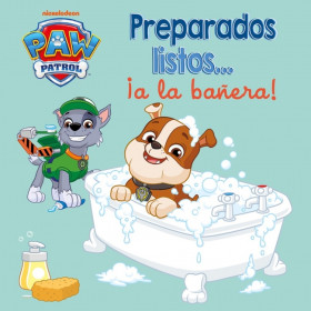 Paw Patrol | Patrulla Canina. Libro de cartón - Preparados, listos... ¡ya estamos limpios!