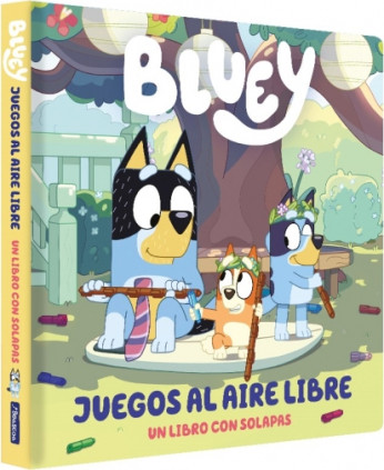 BLUEY CARTON SOLAPAS. JUEGOS AL AIRE LIB