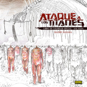 ATAQUE A LOS TITANES. LIBRO DE COLOREAR OFICIAL 01