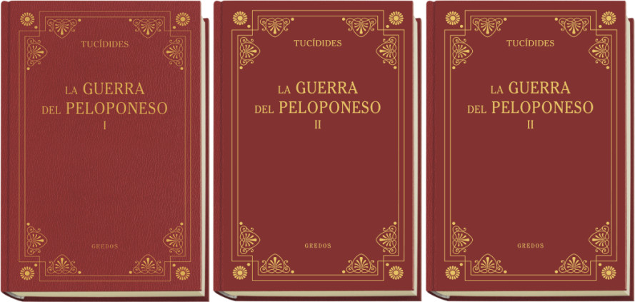 Colección Historiadores de Grecia y Roma. Contiene 3 libros