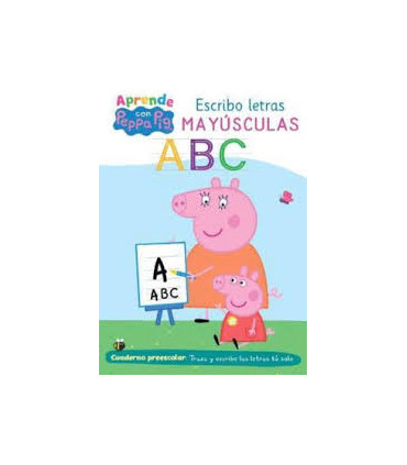 Peppa Pig. Primeros aprendizajes - Aprende Lengua con Peppa Pig. Escribo letras mayúsculas (+3 años)