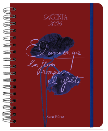 AGENDA ANUAL DIARIA 2026 SARA BUHO