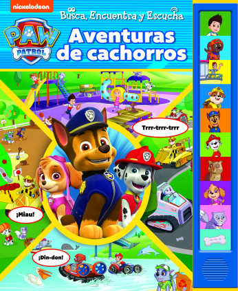 AVENTURAS DE CACHORROS. BUSCA, ENCUENTRA Y ESCUCHA PATRULLA CANINA