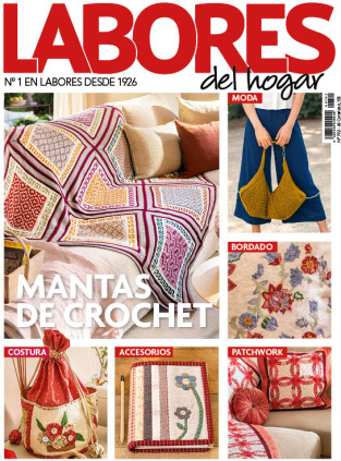 Revista Labores del Hogar 792 Mantas de crochet