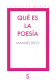 QUE ES LA POESIA