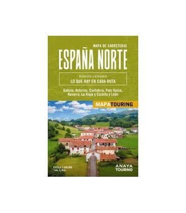 MAPA DE CARRETERAS DE ESPAÑA NORTE