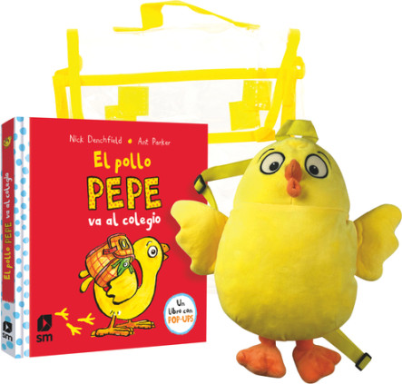 EL POLLO PEPE VA AL COLEGIO PCK MUÑECO