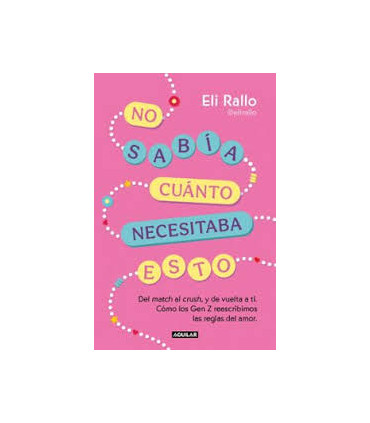 NO SABIA CUANTO NECESITABA ESTO