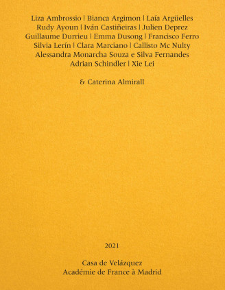 Casa de Velázquez - Académie de France à Madrid 2021