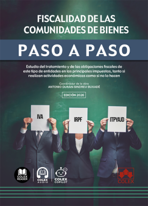 Fiscalidad de las comunidades de bienes. Paso a paso