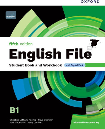 ENGLISH FILE B1 PACK+SOLUCION 5ED 2025