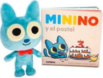 PACK MININO Y EL PASTEL + PELUCHE