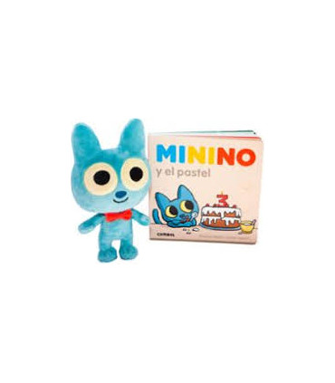 PACK MININO Y EL PASTEL + PELUCHE