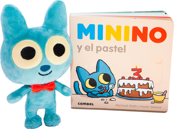 PACK MININO Y EL PASTEL + PELUCHE
