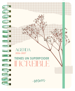 Agenda escolar semanal 2026-2027 Defreds