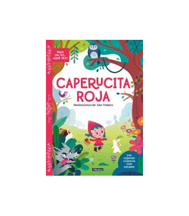 CAPERUCITA ROJA CLASICOS CON SOLAPAS