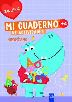 Mi cuaderno de actividades para llevar. Hipopótamo