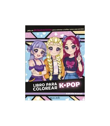 Libro para colorear K-pop