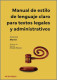 MANUAL DE ESTILO DE LENGUAJE CLARO PARA