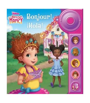 BONJOUR! ¡HOLA! LIBRO CON TIMBRE FANCY NANCY