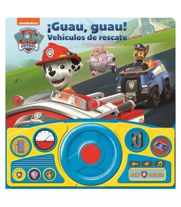 GUAU GUAU VEHICULOS DE RESCATE. LIBRO CON VOLANTE PATRULLA CANINA