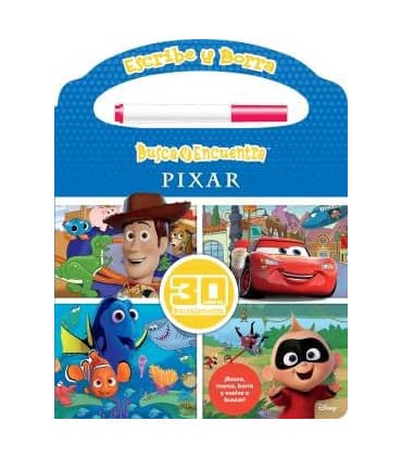 PINTAR Y BORRAR PIXAR WELF