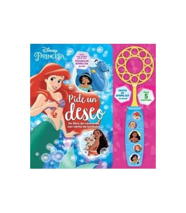 UN LIBRO DE CANCIONES CON VARITA DE BURBUJAS