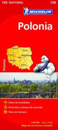 MAPA MICHELIN POLONIA   720         2012