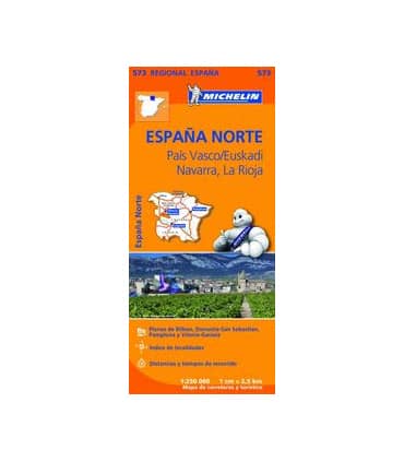 Mapa Regional País Vasco/Euskadi, Navarra, La Rioja