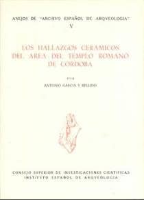 Los hallazgos cerámicos del área del Templo Romano de Córdoba